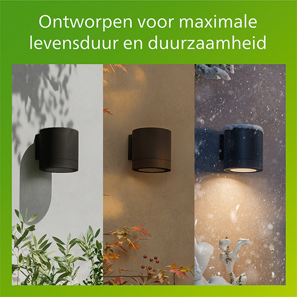 Philips Wandlamp GU10 | Fylx | IP44 | 5W | Zwart LPH04620 - 6