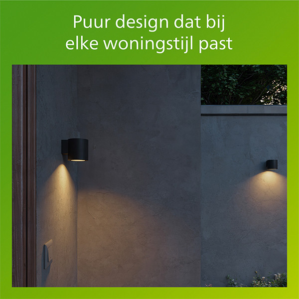 Philips Wandlamp GU10 | Fylx | IP44 | 5W | Zwart LPH04620 - 7