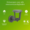 Philips Wandlamp buiten met schemersensor | Nuvy | 2700K | IP44 | 4.3W | Antraciet LPH04618 - 2