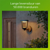 Philips Wandlamp buiten met schemersensor | Nuvy | 2700K | IP44 | 4.3W | Antraciet LPH04618 - 4