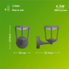 Philips Wandlamp buiten met schemersensor | Nuvy | 2700K | IP44 | 4.3W | Antraciet LPH04618 - 8