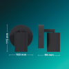 Philips Wyatt Led Opbouwspot | 1 spot | Zwart | GU10 fitting LPH05082 - 9