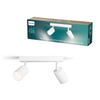 Philips Wyatt Led Opbouwspot | 2 spots | Wit | GU10 fitting LPH05075