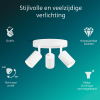 Philips Wyatt Led Opbouwspot | 3 spots | Ronde basisplaat | Wit | GU10 fitting LPH05079 - 2