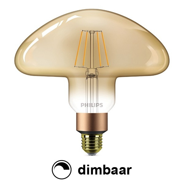 Philips XXL lamp E27 | Filament Paddenstoel | 2000K | Dimbaar | 5W (30W)  LPH00912 - 1