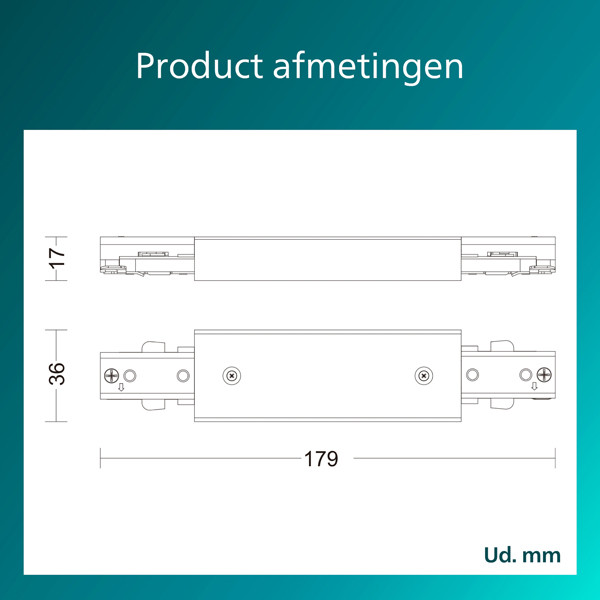 Philips dubbelzijdige stroomaansluiting | EasyLink | Wit LPH04510 - 4