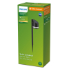 Philips myGarden Solar sokkellamp met spies | Fyce | 2700K | Schuin | IP44 | Zwart  LPH03536 - 2