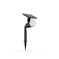 Philips myGarden Solar sokkellamp met spies | Jivix | 2700K | IP44 | Zwart  LPH03557