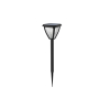 Philips myGarden Solar sokkellamp met spies | Vapora | 2700K | IP44 | Zwart  LPH03542 - 1