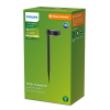 Philips myGarden Solar sokkellamp met spies | Vynce | 2700K | Rond | IP44 | Zwart  LPH03538 - 2