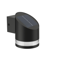 Philips myGarden Solar wandlamp | Fyce | 2700K | Schuin | IP44 | Zwart