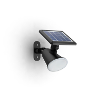 Philips myGarden Solar wandlamp | Jivix | 2700K | IP44 | Zwart  LPH03531