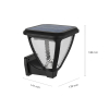 Philips myGarden Solar wandlamp | Vapora | 2700K | IP44 | Zwart  LPH03541 - 3