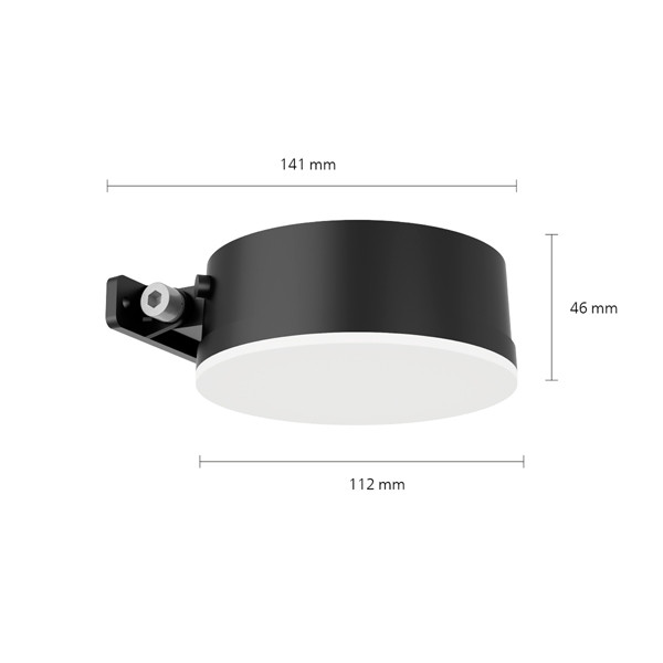 Philips myGarden Solar wandlamp | Vynce | 2700K | Rond | IP44 | Zwart  LPH03537 - 3