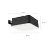 Philips myGarden Solar wandlamp | Vynce | 2700K | Vierkant | IP44 | Zwart  LPH03539 - 3