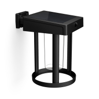Philips myGarden Solar wandlamp met sensor | Camill | Rond | 3000K | Helder | IP44 | Zwart  LPH03527