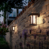 Philips myGarden Solar wandlamp met sensor | Camill | Rond | 3000K | Mat | IP44 | Zwart  LPH03526 - 7