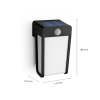 Philips myGarden Solar wandlamp met sensor | Shroud | 2700K | Mat | IP44 | Zwart  LPH03530 - 3