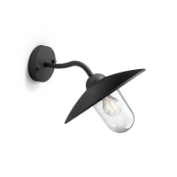 Philips myGarden wandlamp | E27 | Hammock | IP44 | Zwart  LPH01221