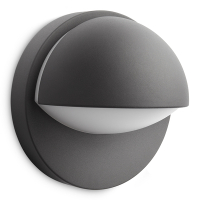 Philips myGarden wandlamp | June | IP44 | 12W | E27 fitting | Antraciet LPH04810