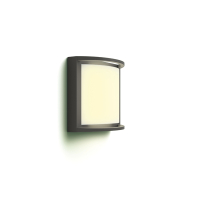 Philips myGarden wandlamp | Samondra | 2700K | Ultra Efficient | IP44 | 3.8W | Antraciet  LPH03574