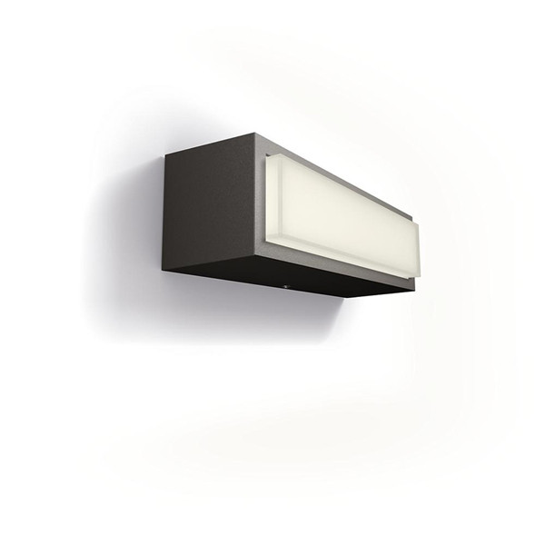 Philips myGarden wandlamp | Stratosphere | 2700K | Ultra Efficient | IP44 | 3.8W | Antraciet  LPH03515 - 1
