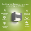 Philips myGarden wandlamp | Up & Down | Arbour | 2700K | Ultra Efficient | IP44 | 3.8W | Antraciet LPH03523 - 7