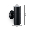 Philips myGarden wandlamp GU10 | Up & Down | Kylis | IP44 | Zwart  LPH03547 - 3