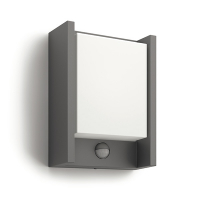 Philips myGarden wandlamp met sensor | Arbour | 2700K | IP44 | Antraciet | 6W  LPH01179