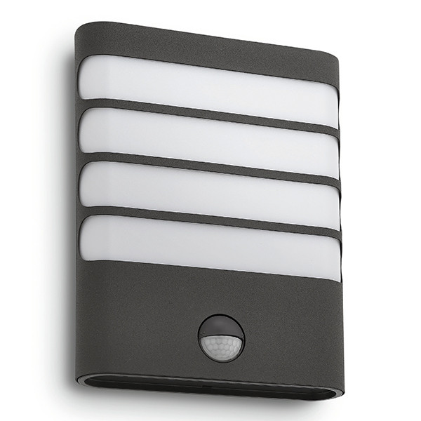 Philips myGarden wandlamp met sensor | Raccoon | 2700K | Ultra Efficient | IP44 | 4W | Antraciet LPH04756 - 1