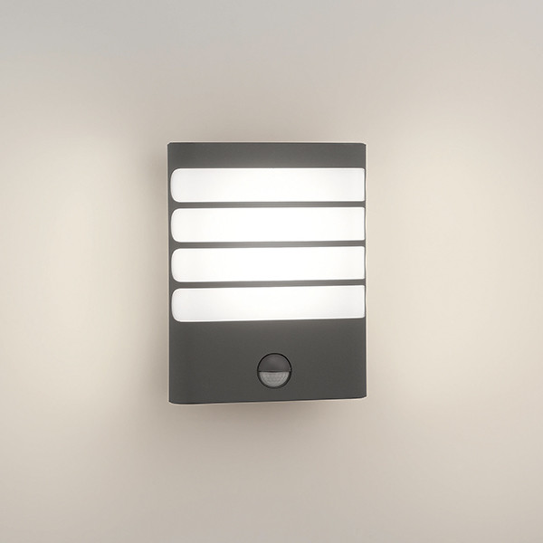 Philips myGarden wandlamp met sensor | Raccoon | 2700K | Ultra Efficient | IP44 | 4W | Antraciet LPH04756 - 4