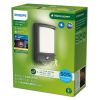 Philips myGarden wandlamp met sensor | Samondra | 2700K | Ultra Efficient | IP44 | 3.8W | Antraciet  LPH03513 - 2