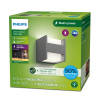 Philips myGarden wandlamp met sensor | Up & Down | Arbour | 2700K | Ultra Efficient | IP44 | 3.8W | Antraciet  LPH03523 - 2
