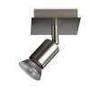 Philips myLiving Carrea opbouwspot nikkel, geschikt voor 1 x GU10  LPH02106