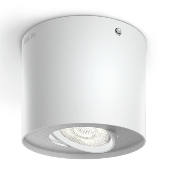 Rubber pik omroeper Philips myLiving Phase opbouwspot wit 1 x 4.5W Philips 123led.nl