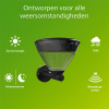 Philips solar wandlamp met sensor | Kyna | 2700K | IP44 | 3.8W | Zwart LPH04634 - 2