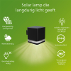 Philips solar wandlamp met sensor | Virona | 2700K | IP44 | 1.8W | Zwart LPH04825 - 2