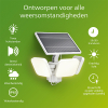 Philips solar wandlamp met sensor | Zyren | 3000K | Ultra Efficient | IP65 | 24.5W | Wit LPH04629 - 2