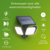 Philips solar wandlamp met sensor | Zyren | 5000K | Ultra Efficient | IP65 | 24.5W | Zwart LPH04628 - 2