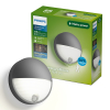 Philips wandlamp met sensor | Capricorn | 2700K | IP44 | 4.3W | Antraciet LPH04637 - 1