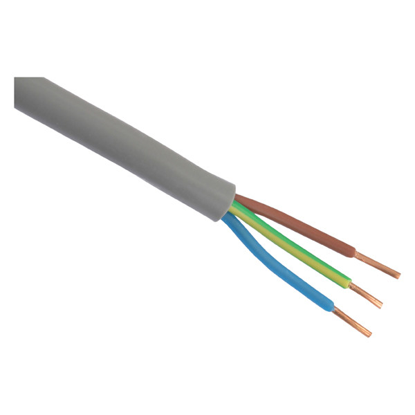 Q-Link Buitenkabel YMVK | 3 x 2.5 mm² | Grijs | 25 meter  LDR03574 - 2