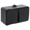 Q-Link Buitenstopcontact met wisselschakelaar | Opbouw | IP54 | Zwart | Q-link  LDR03594 - 1