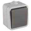 Q-Link Wisselschakelaar voor buiten | Opbouw | IP54 | Grijs | Q-link  LDR03589 - 1