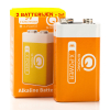 Q-Nomic Power 9V / 6LR61 / E-blok Alkaline Batterij (2 stuks) AQN00042 - 1