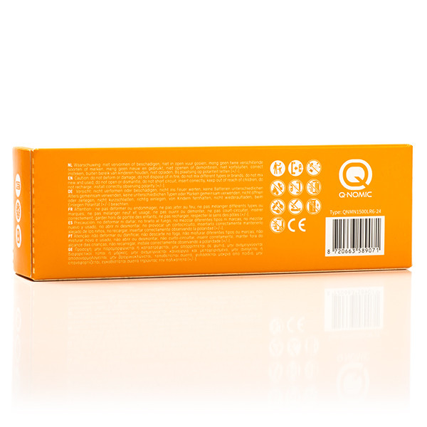 Q-Nomic Power AA / MN1500 / LR6 Alkaline Batterij | 24 stuks AQN00010 - 5