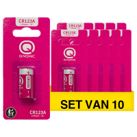 Q-Nomic Power CR123A 3V Lithium Batterij (10 stuks) AQN00069