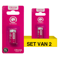 Q-Nomic Power CR123A 3V Lithium Batterij (2 stuks) AQN00067