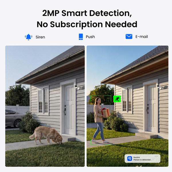 Reolink Beveiligingscamera Argus B210 | Batterij | 1080p | IP67 | WiFi | Wit LRE00019 - 5