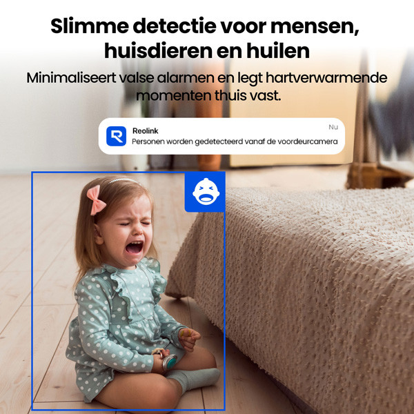 Reolink Binnencamera E321 | Netstroom | 2K | WiFi | Wit LRE00004 - 5