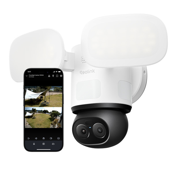 Reolink Floodlight Camera F850W | 4K | 3000 lumen | 3000-6000K | IP66 | WiFi | Wit LRE00027 - 1